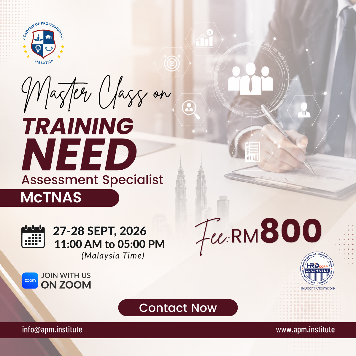Master Class on Training Need Assessment Specialist (McTNAS)-3rd Batch